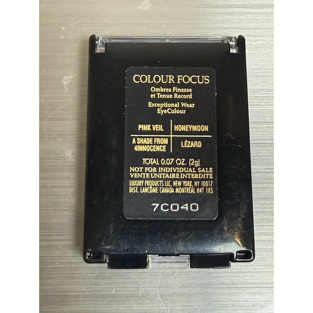 Lancome Colour Focus 4 Ombres Eye Shadow Quad TRAVEL SIZE 0.07 oz Discontinued